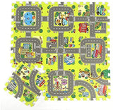 9-Piece Foam Mats (City Map)