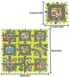 9-Piece Foam Mats (City Map)