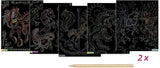Artissimo - Grand Scratch art - Chevaux & Licornes 10 pièces