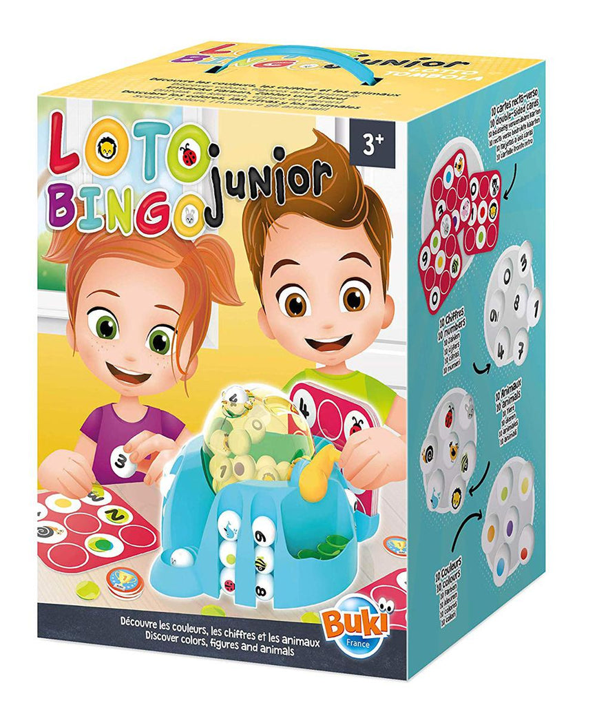Buki-Loto Bingo Junior-Kids Bingo Game- Kids Team Game – Touty Toys
