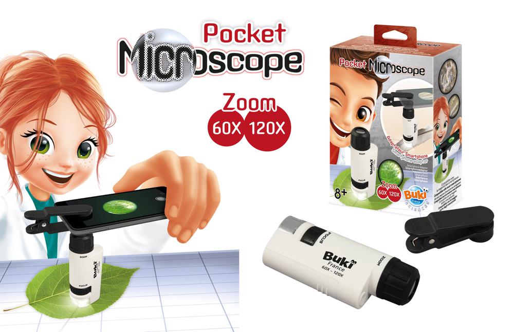 Buki France - Pocket microscope 120x – Touty Toys