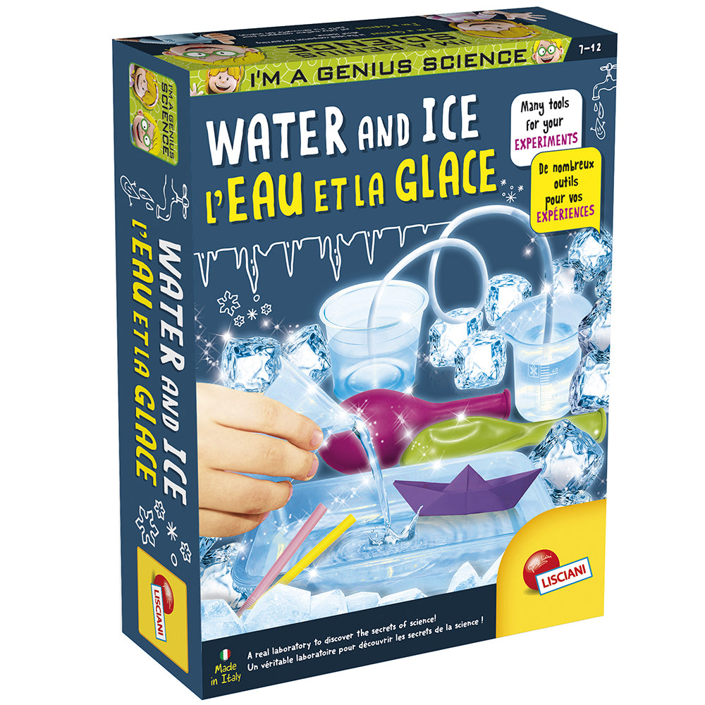 Je suis un génie - Version bilingue de l\'eau et de la glace - Expérience scientifique pour les enfants