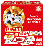 Educa - Le Lynx Go! (60 cards) French version - Fun Memory and Speed Game for family
