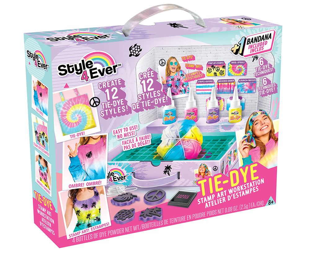 Style 4 Ever - Tie-Dye Stamp Art Workstation – Touty Toys