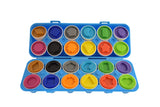 Pakö - Mix & Match Eggs Shapes pour garçons et filles couleurs et formes Apprentissage. Oeufs puzzle éducatif Montessori