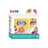 LUDI - Book with Fruits smell - Sensory Book for toddlers