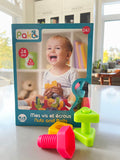 Pakö - Construction Kit_Nuts & Bolts 24 pieces Colors learning_Fine Motor Skills
